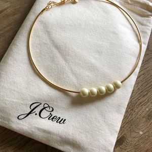 J Crew pearl collar necklace